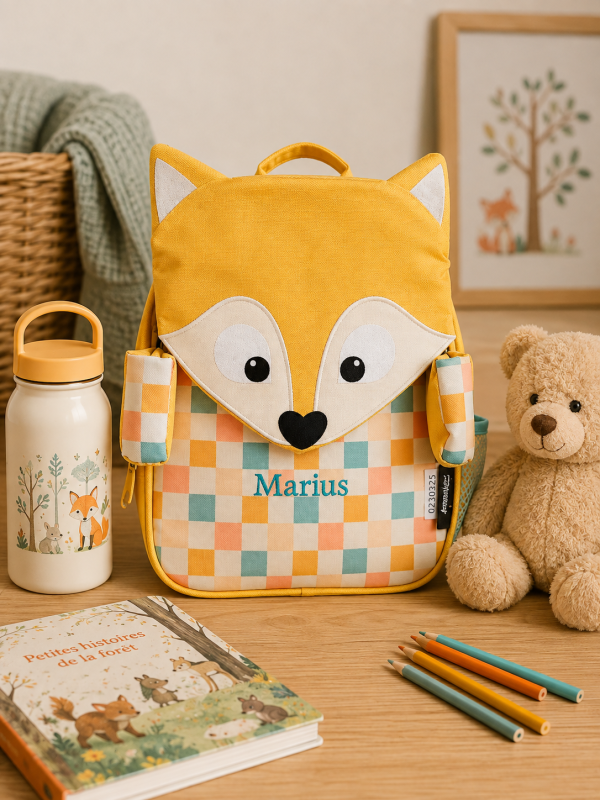 sac à dos maternelle renard